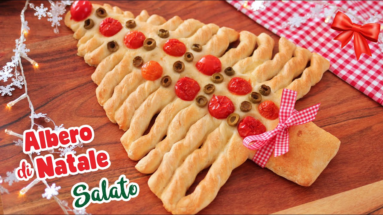 ALBERO DI NATALE SALATO Senza Stampo - Idea Antipasto di Natale Facile - Salty Christmas Tree