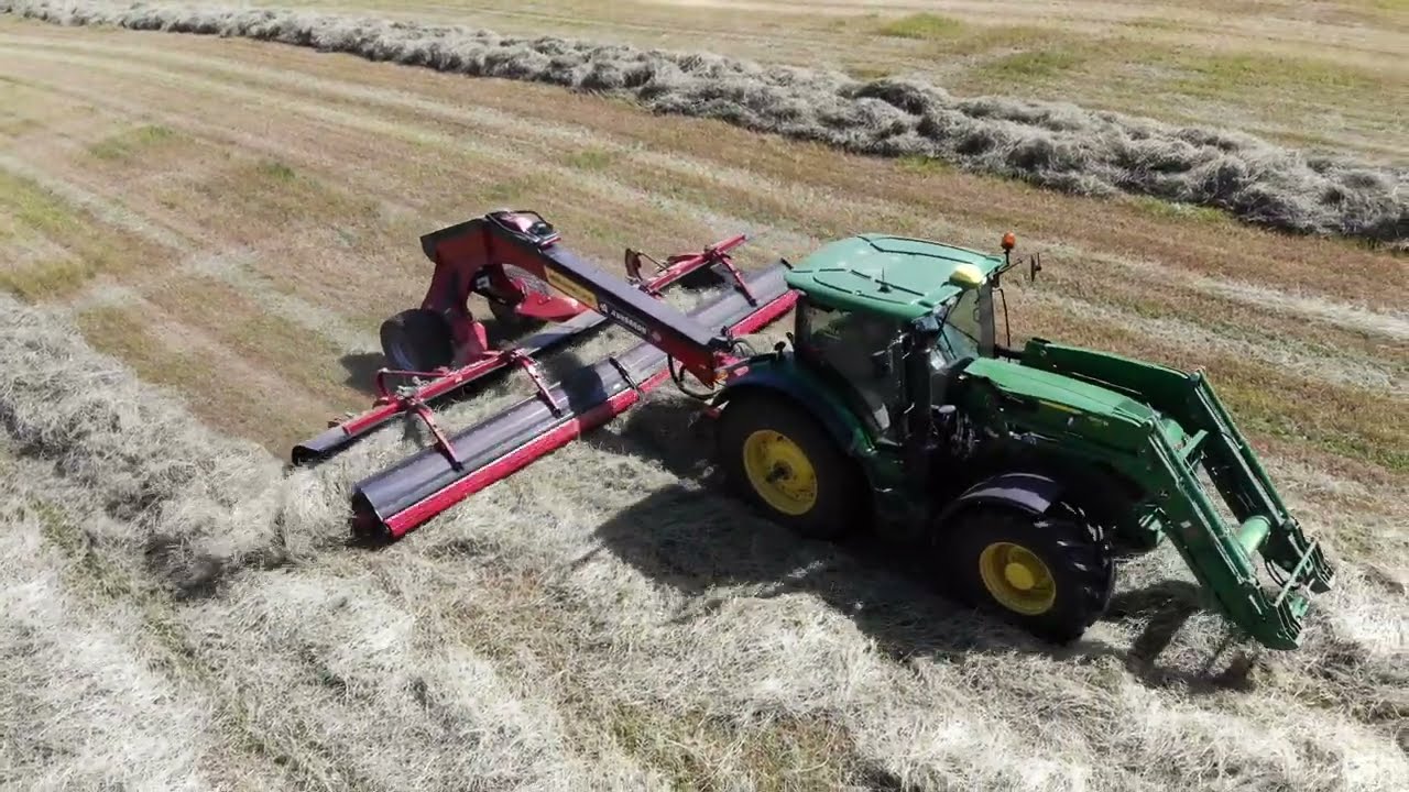 Anderson MergePro915 hay merger - failed to jam in long and thick dry hay - 😏