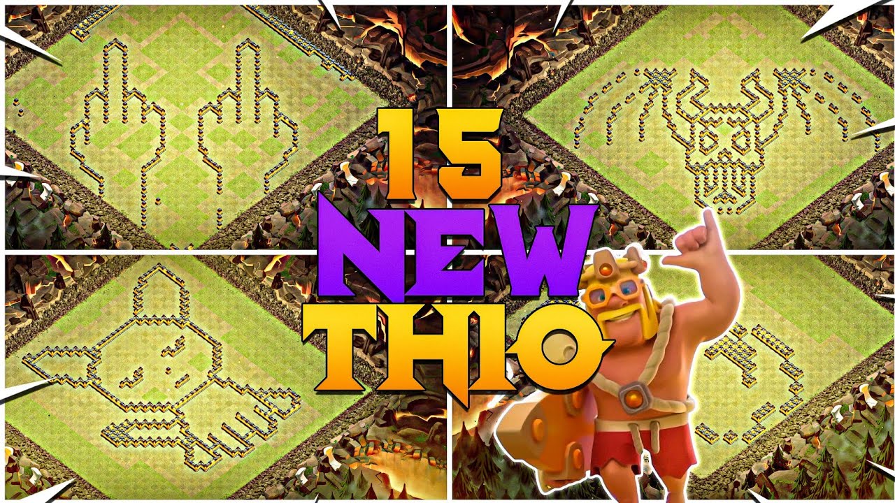 *NEW* TOP 15 TH10 FUNNY/TROLL BASES WITH DIRECT LINKS|COC|KING WARRIORS