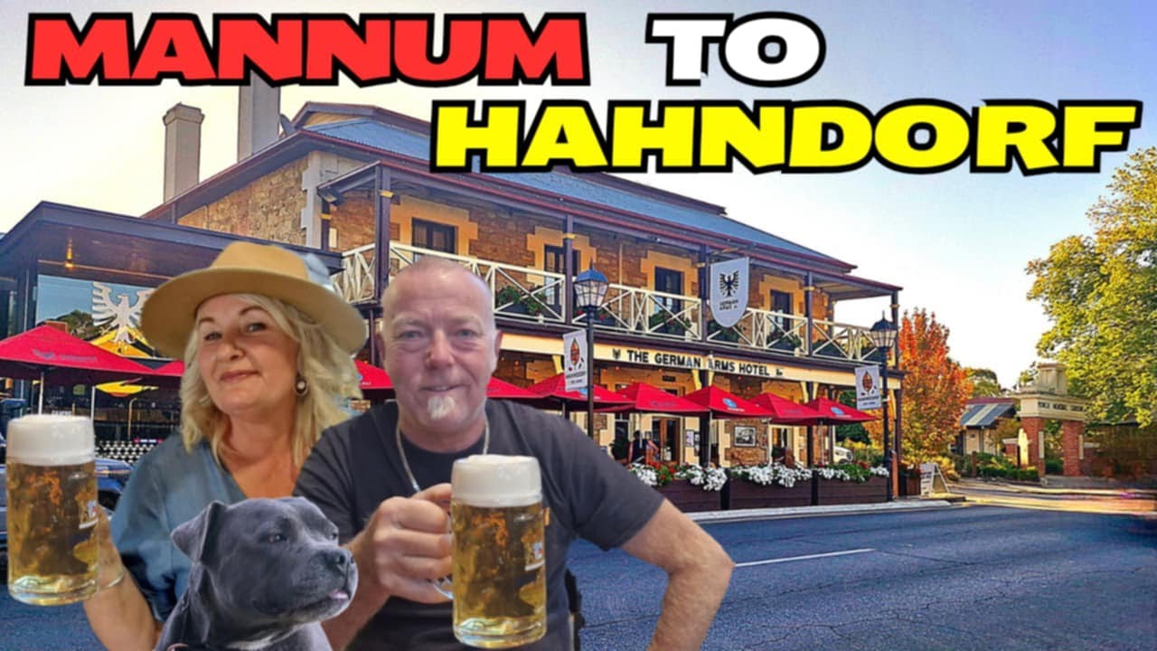 GERMAN BEER STEINS - PORK KNUCKLES IN HAHNDORF AND COCKTAILS ON THE MURRAY RIVER - NEW VAN STEP.