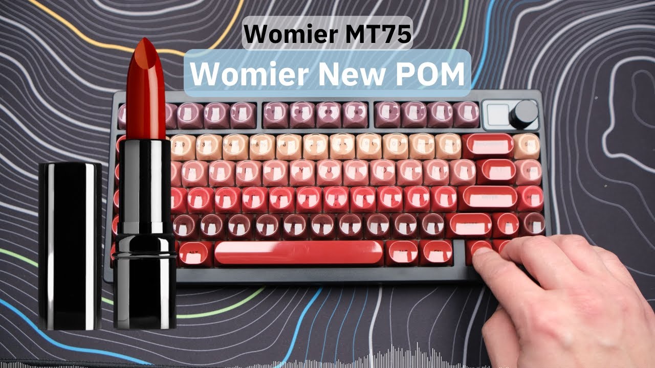 Womier New Pom | Womier MT75 lipstick | sound test