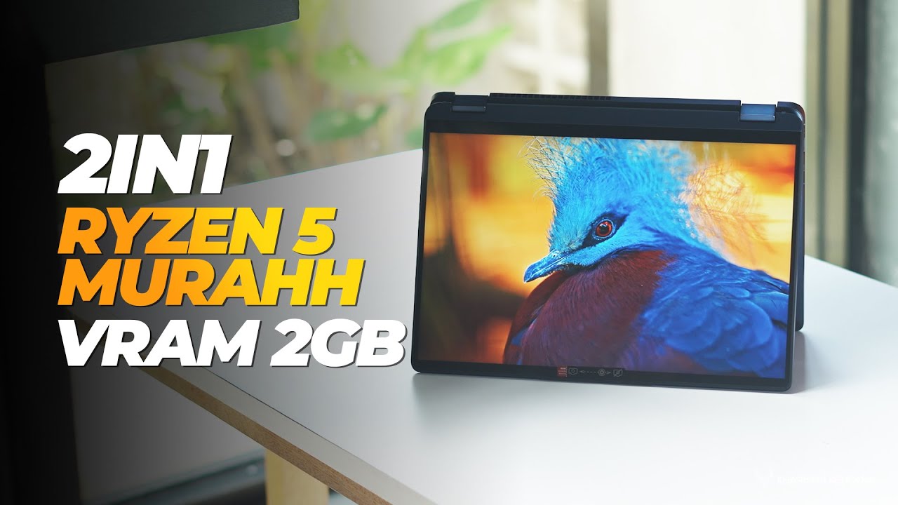 LENOVO FLEX 5 AMD 14ABR8 EFID | LAPTOP 2IN1 PAKE RYZEN TERMURAHH!! VRAM SUDAH 2GB BROO!!
