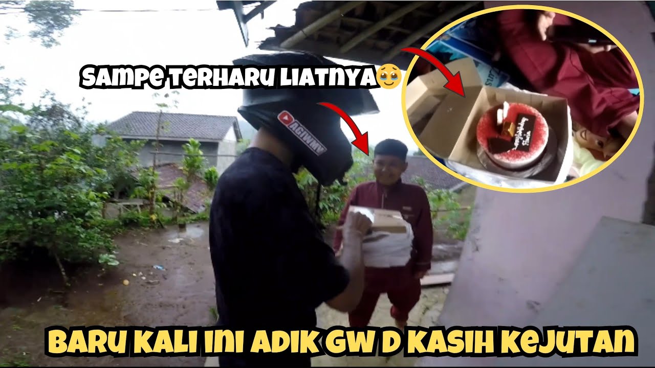 NGASIH KEJUTAN KE ADIK GW‼️ENDINGNYAH BIKIN NANGIS🥹