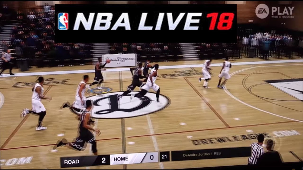NBA LIVE 18 5v5 ACTUAL GAMEPLAY FOOTAGE | 100% REAL NO CLICK BAIT
