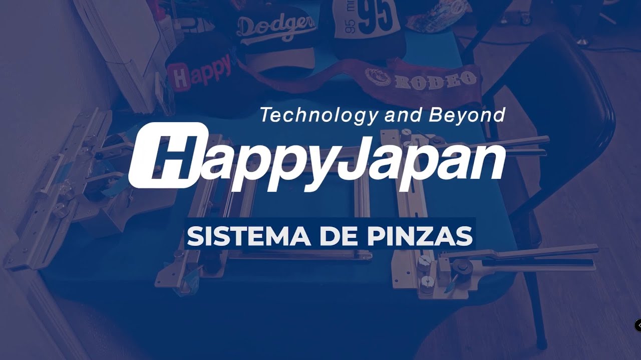 Conoce el Sistema de Pinzas - Máquinas Bordadoras Happy Japan