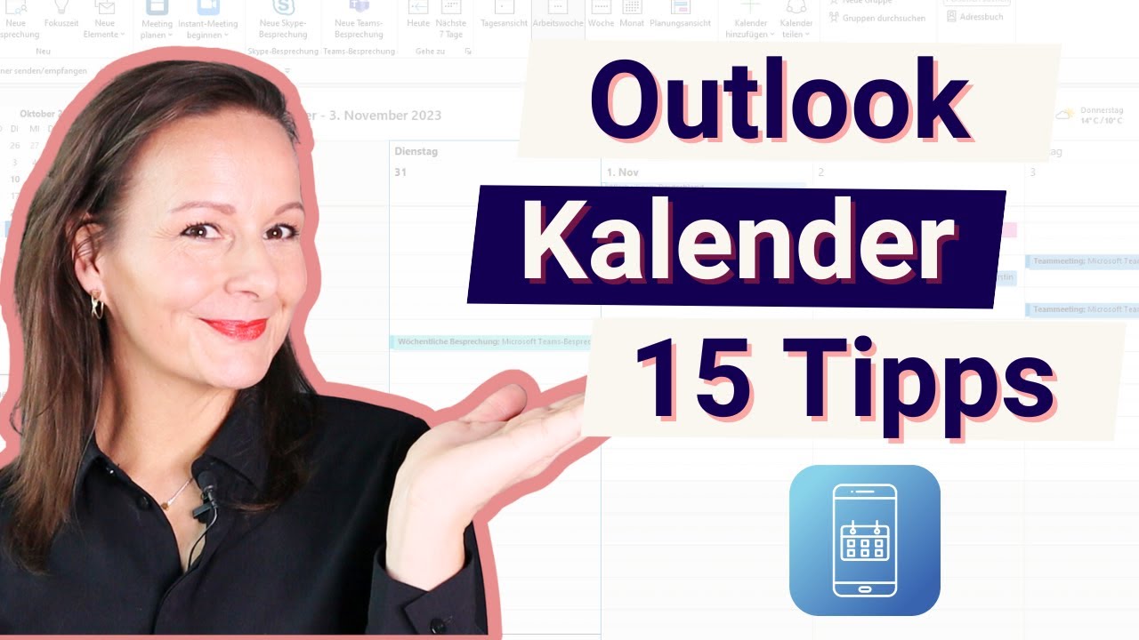 🗓️ Outlook Kalender:15 Tipps für mehr Produktivität und Effizienz