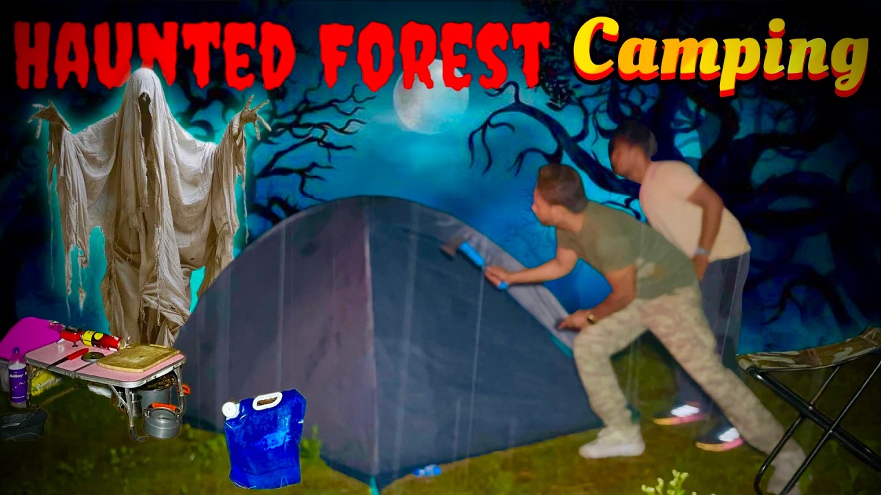 भूत आधी रात को Camping के पास आ गया | Night Camping in Haunted Forest | Ghost Attack on Camping 