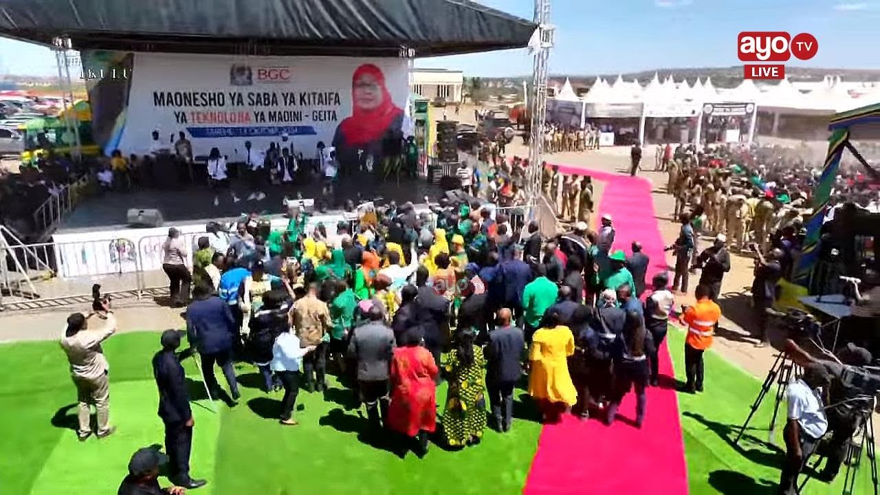 LIVE: RAIS SAMIA AKIFUNGA MAONESHO YA SABA YA TEKNOLOJIA NA UWEKEZAJI KATIKA SEKTA YA MADINI, GEITA