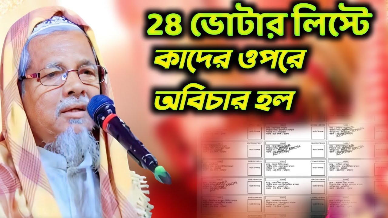 ভারতে মুসলমানদের উপরে এ কেমন অবিচার | মাওঃ আবুল কালাম আজাদ সাহেব ভারত | Abul Kalam Azad Sahib 