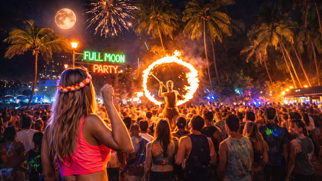 FULL MOON PARTY GECESİ! KOH PHANGAN’DA NELER OLUYOR?