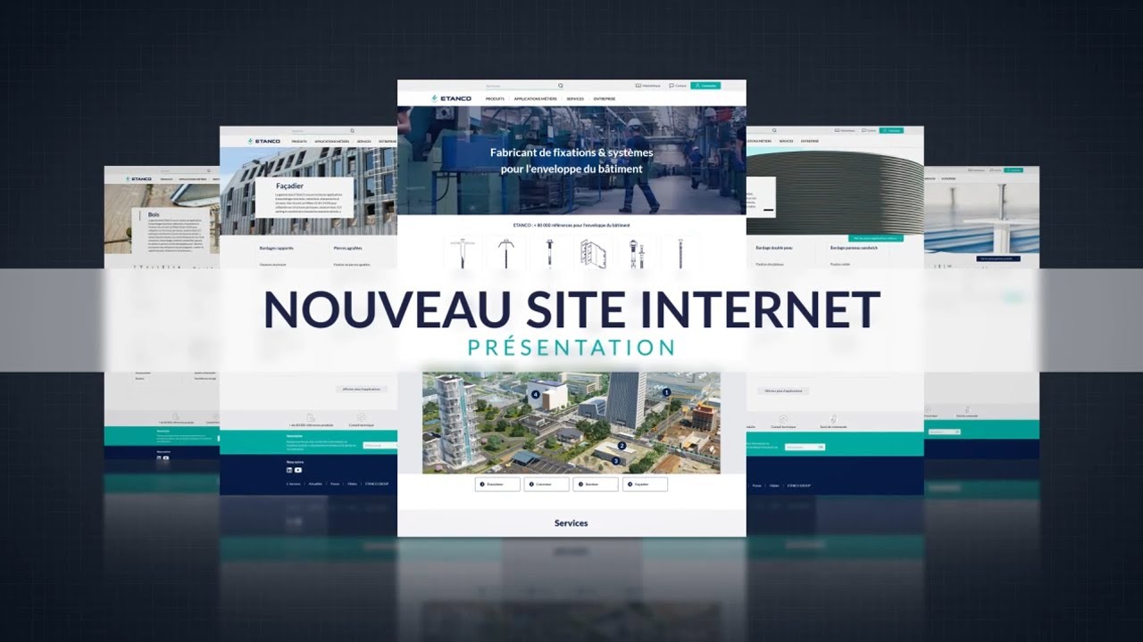 Présentation site www.etanco.fr
