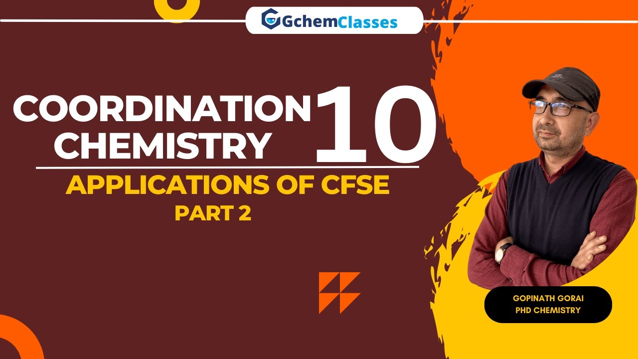 Applications of CFSE Part 2 | Coordination Chemistry One Shot | IIT JAM | CSIR NET | GATE 2024