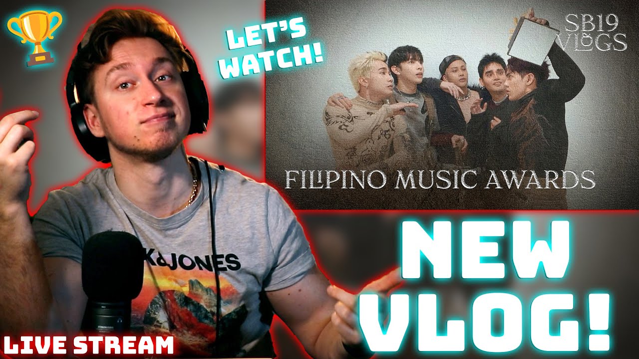[SB19 VLOGS] OPM RISE SA FILIPINO MUSIC AWARDS | Richards Infinity Live Stream Reaction