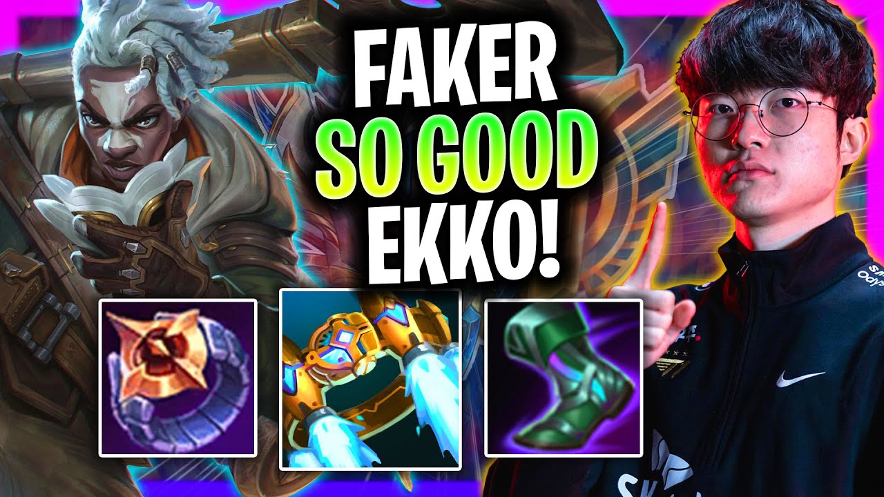 FAKER IS SO GOOD WITH EKKO! | T1 Faker Plays Ekko Mid vs Azir!  Season 2025