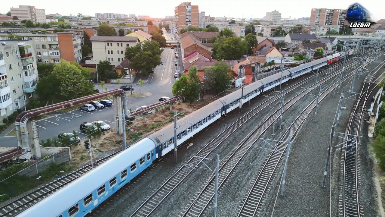 Trenul Special BANAT EXPRESS Orșova-Praga Special Train in Gara Arad Station - 25 August 2024
