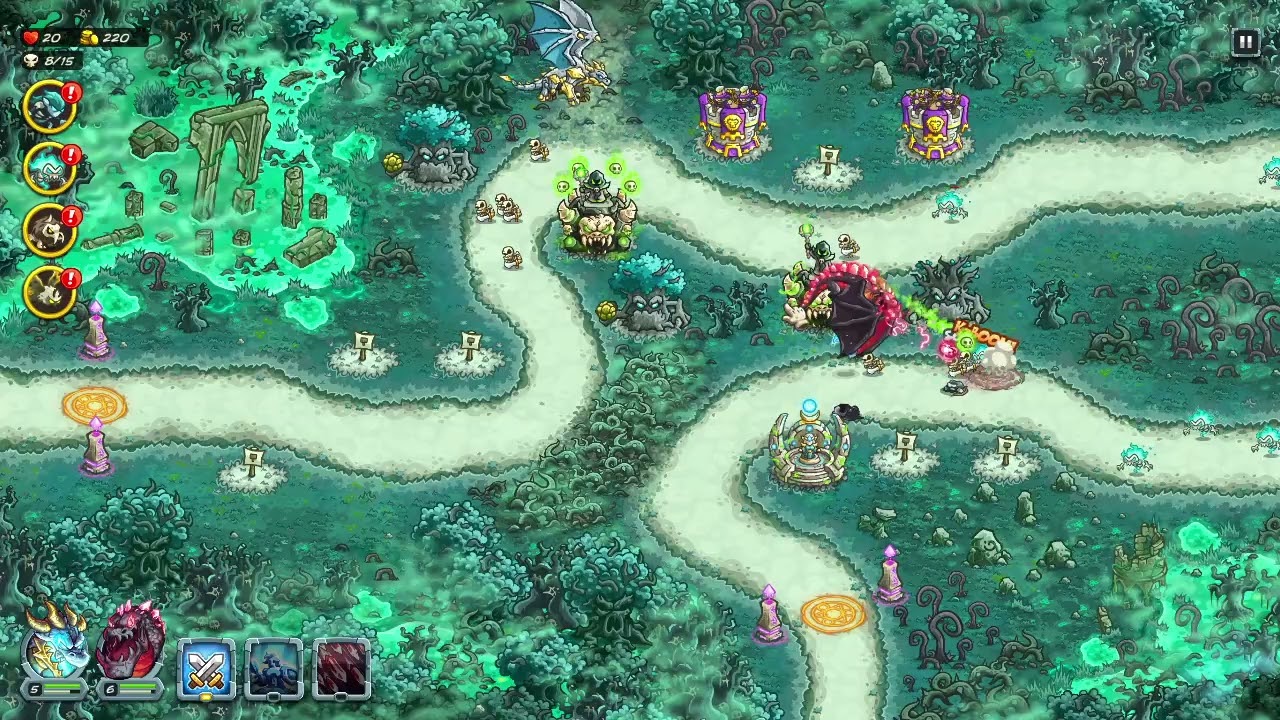 Kingdom Rush Alliance detonado parte 17 Misty Ruins