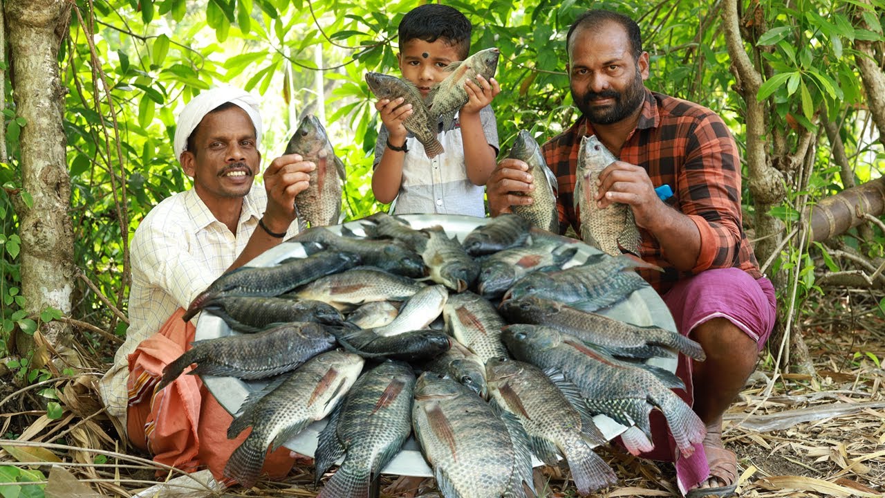 തിലോപ്പിയ വറുത്തരച്ചത്‌ ....പൊളപ്പൻ ഐറ്റം | Tilapia fish Curry | Kerala style fish curry