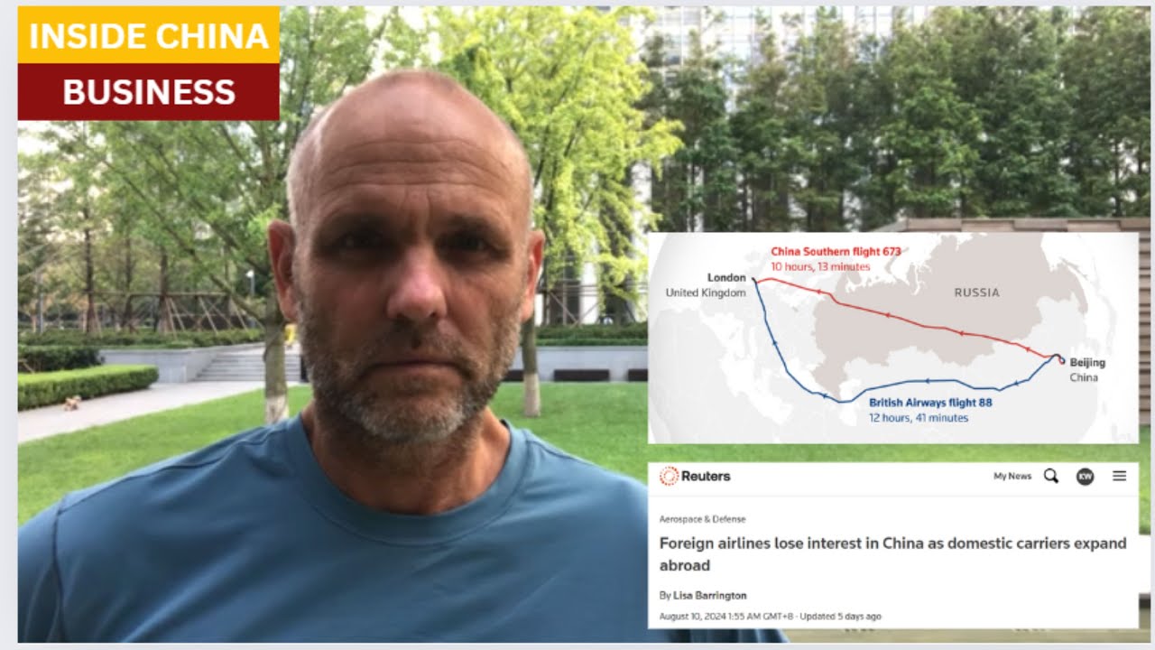 Chinese airlines grab market share from US and European carriers who have to fly around Russia