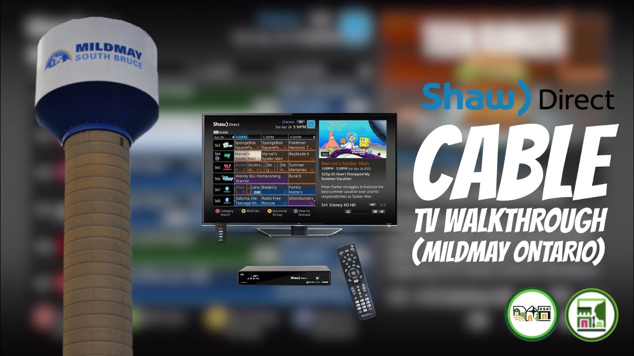 Shaw Direct Satellite TV Guide and Menu Walkthrough (TV Surfing in Mildmay/South Bruce) (REUPLOADED)