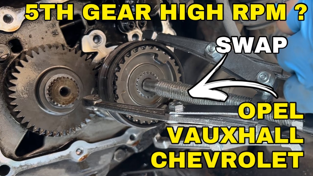 Opel Vauxhall Fifth Gear SWAP , Short 5th gear to long . Full Explanation F17 Gearbox