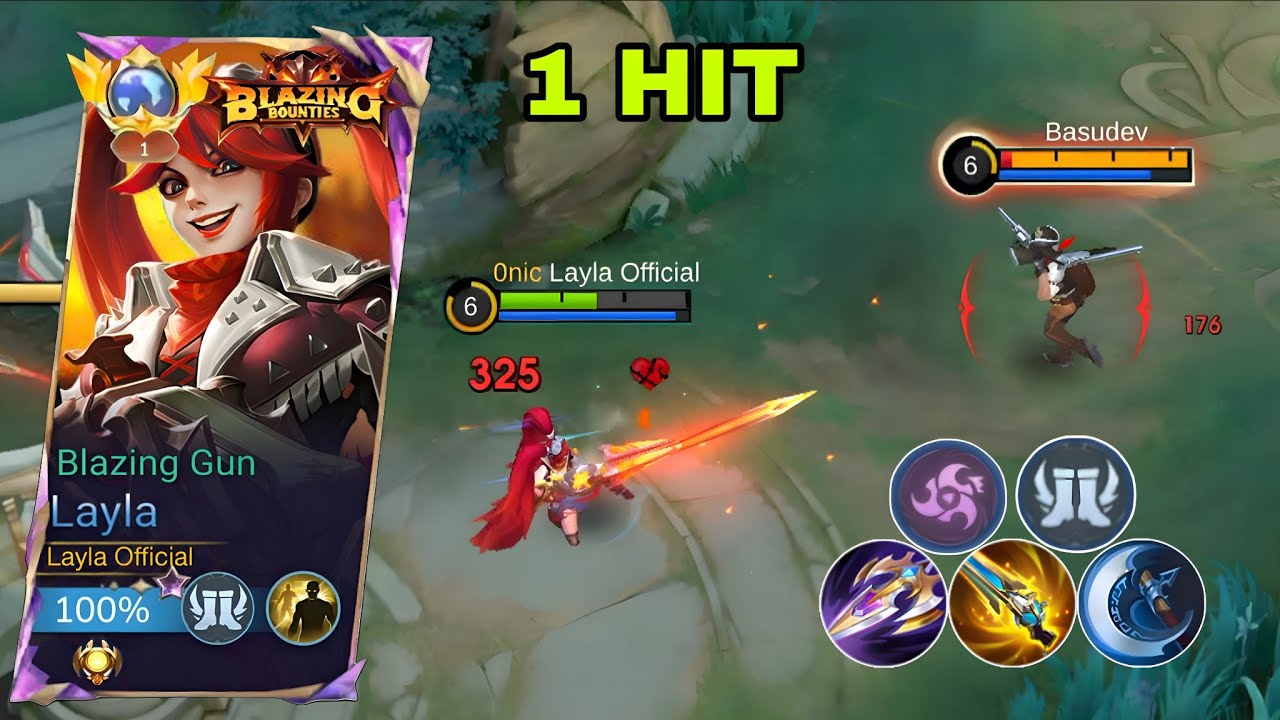 LAYLA WTF DAMAGE HACK Build и Эмблема на 2025 год!😱 (МГНОВЕННОЕ УБИЙСТВО) LAYLA ЛУЧШАЯ СБОРКА С 1...