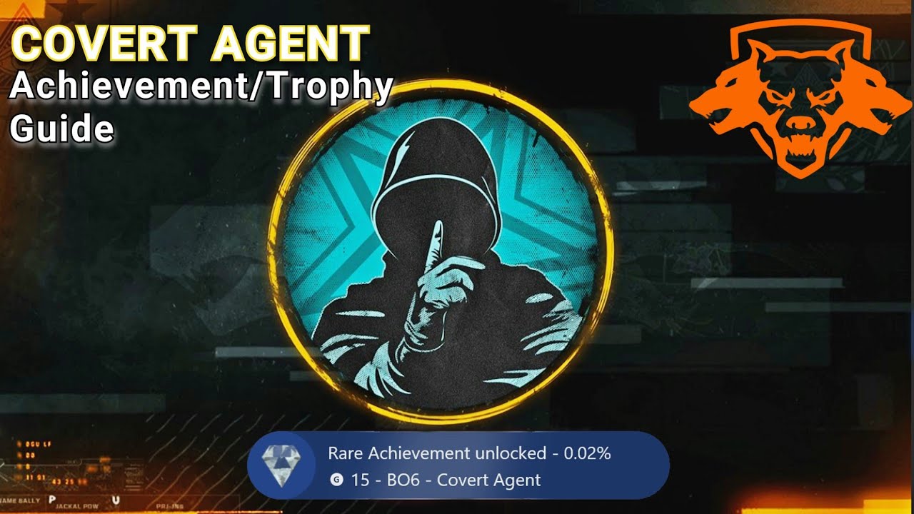 Black OPS 6: COVERT AGENT achievement/trophy guide