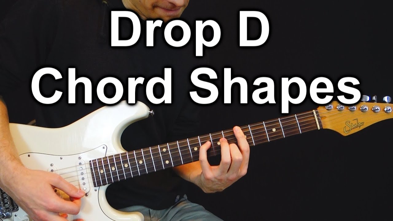 Формы аккордов в строе Drop D — урок по аккордам, Эпизод 16