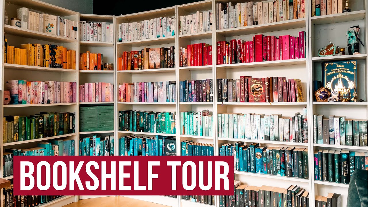 BÜCHERREGAL TOUR Teil 2 I Rainbow Bookshelf Tour 2021 I Maren Vivien