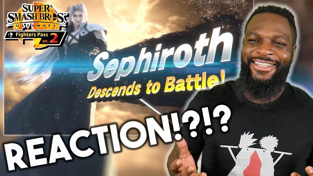 SEPHIROTH IN SUPER SMASH BROS ULTIMATE - LIVE REACTION!