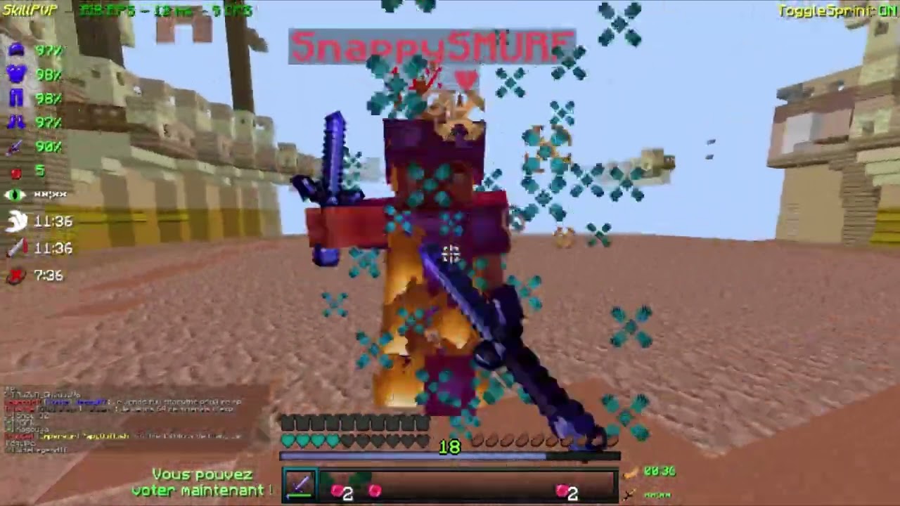 Je le tue farmaxe space sur SkillPVP + concours 25pb !