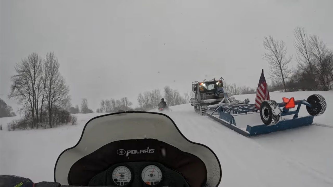 Salisbury ridgerunners trails pt 2 - Adirondacks,NY #polaris #snowmobile #polarissnowmobile #winter