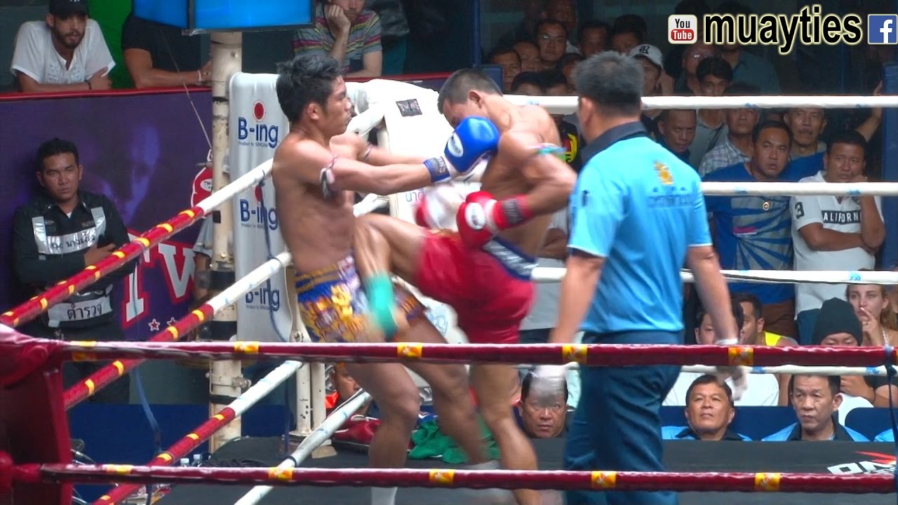 Muay Thai - Seksan vs Superbank (เสกสรร vs ซุปเปอร์แบงค์), Rajadamnern Stadium, Bangkok, 3.5.17