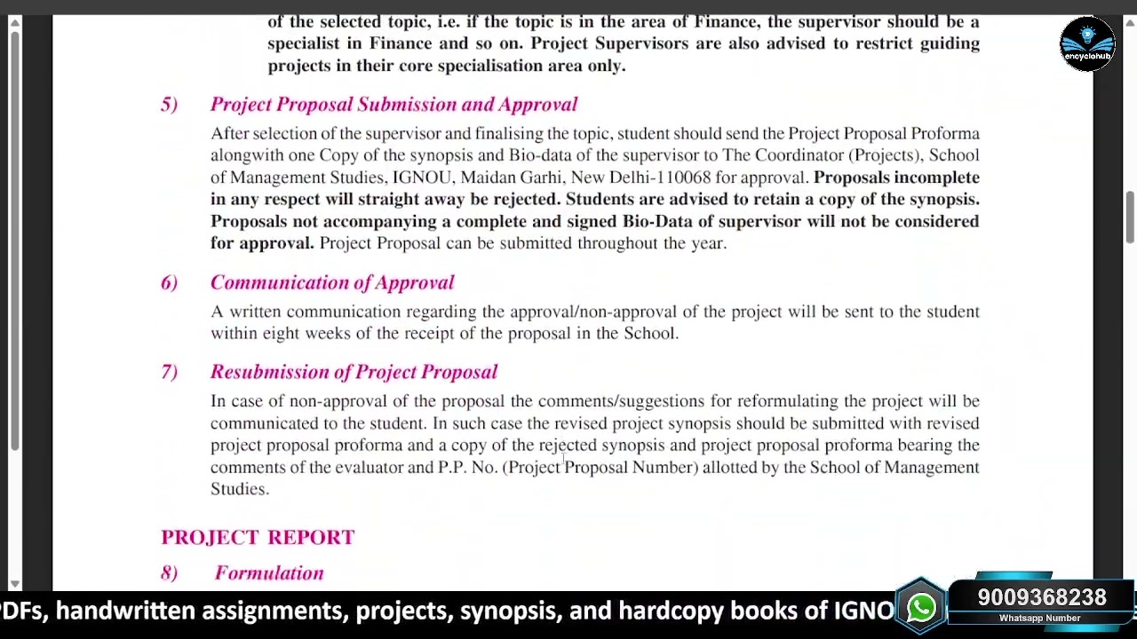 IGNOU MS 100 Project Report & Synopsis ｜ Complete Step by Step Guide ｜ How to Write MS 100