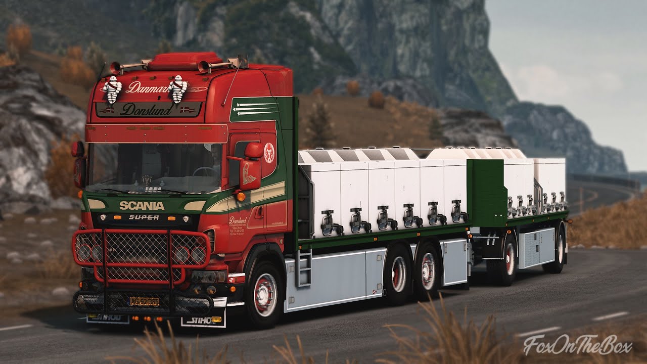 ETS2 1.46 Scania Donslund & Trailer Mod | Euro Truck Simulator 2 Mod