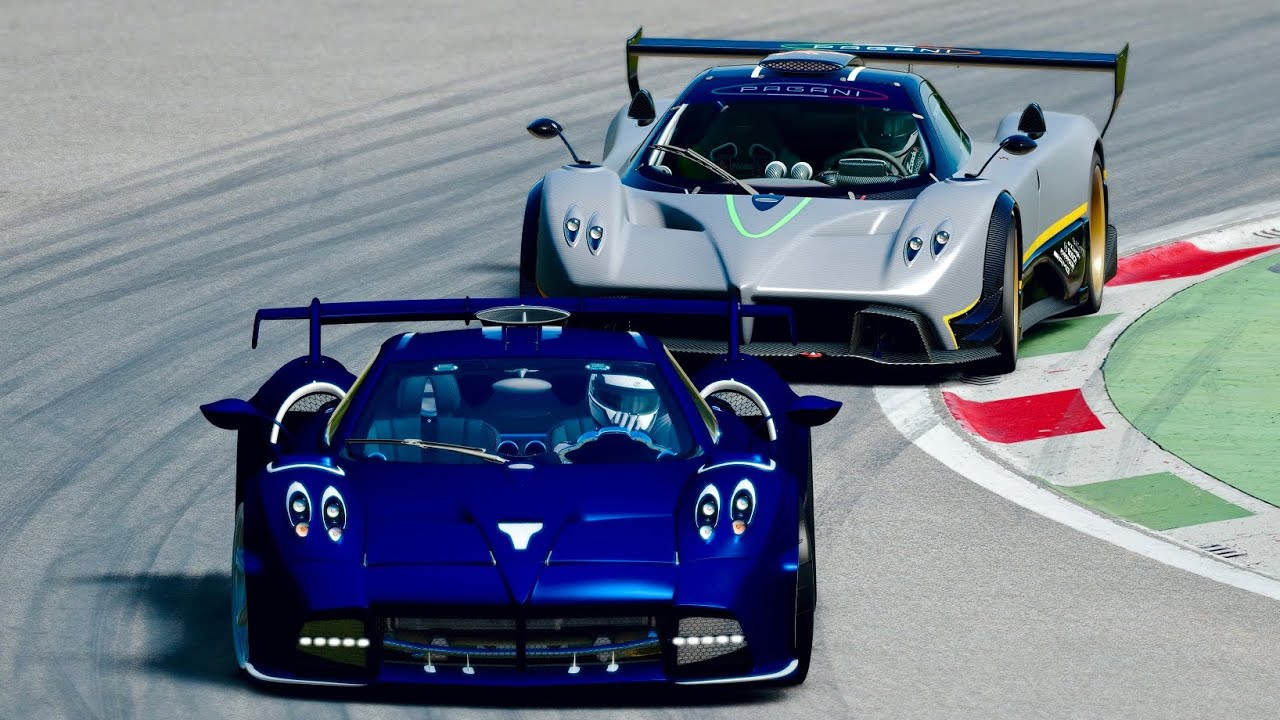 Pagani Imola 2021 vs Pagani Zonda R at Monza GP