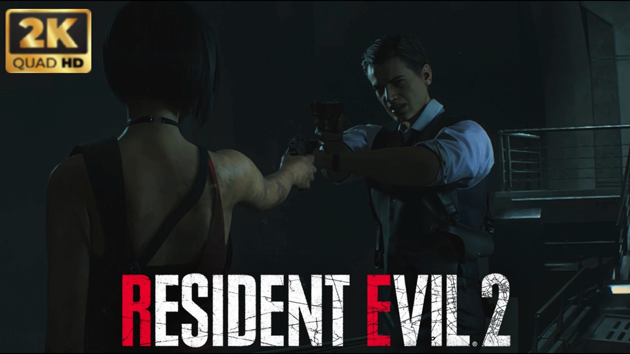 Leon Confronts Ada | Resident Evil 2 Remake [2K60FPS]