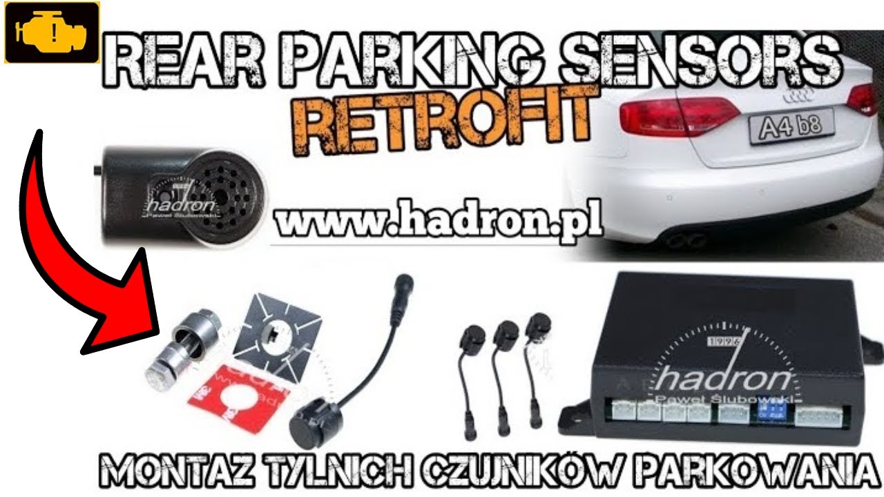 Montaż czujników parkowania Audi A4 b8
