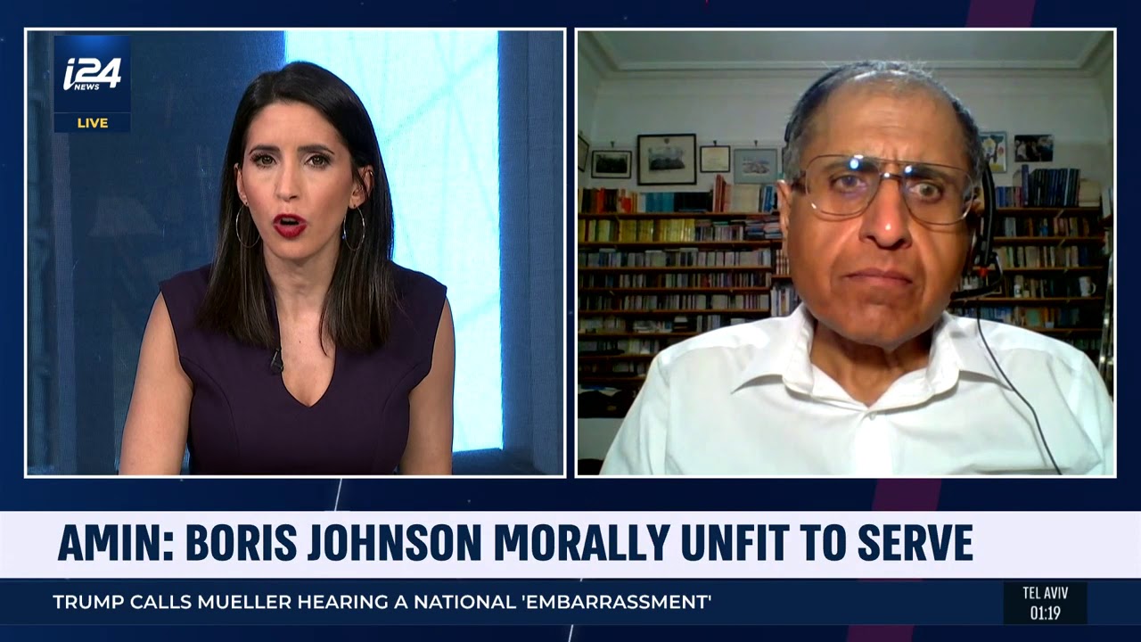 Mohammed Amin on i24NEWS about new UK prime Minister Boris Johnson