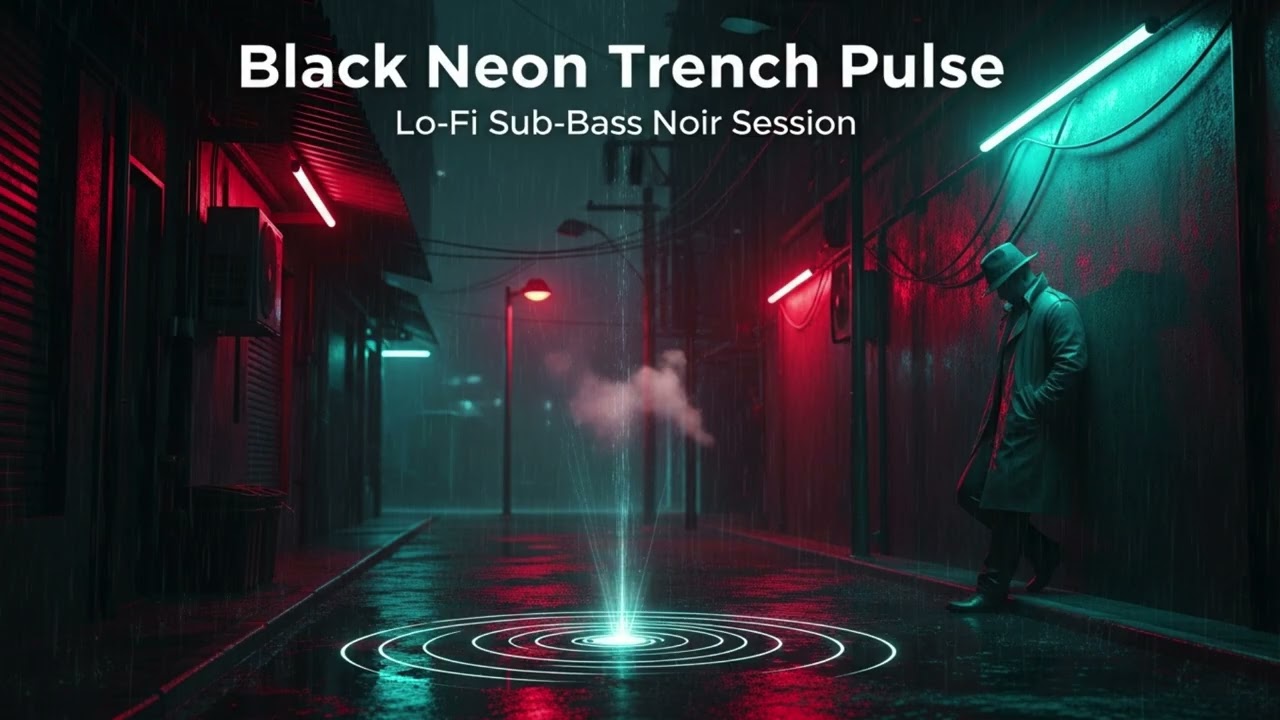 BLACK NEON TRENCH PULSE