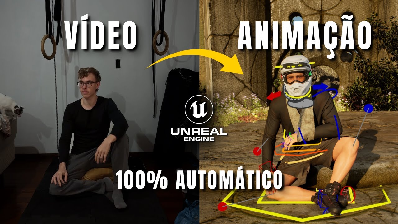 De Vídeo para Animação com IA: AGORA SIM Ficou Bom! (Unreal Engine 5)