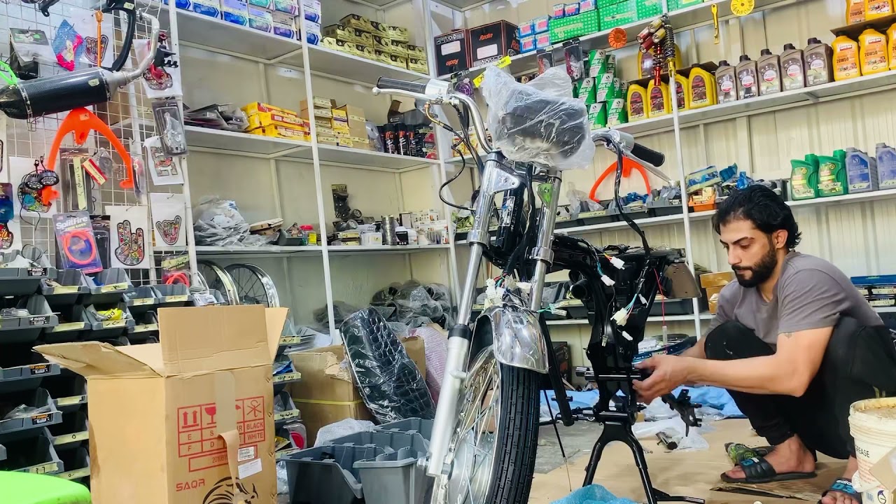 دراجه ناما بلكارتون مفسخه طريقه التجميع او الشد بلفيديو ( الجزء الثاني )