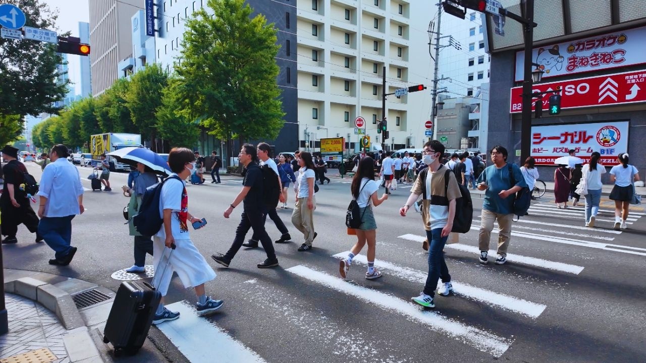 Sendai, Japan Walk | Local Streets, Shops & Atmosphere