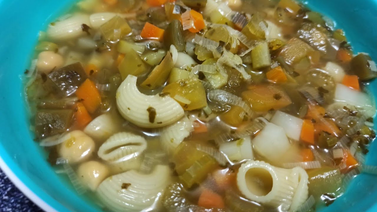 SOPA MINESTRONE - MICROCOOK- TUPPERWARE
