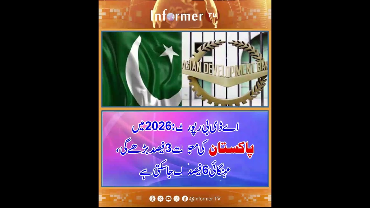 Pakistan Economy 2026 | Asian Development Bank Report on GDP & Inflation | Pakistan economy news