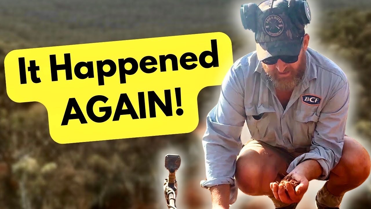 A Realistic Day Gold Prospecting in Flogged Ground..
