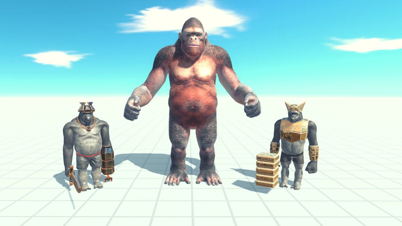 Goro The Giant Ghor Hammer And Scimitarilla Vs Random Teams ARBS | Animal Revolt Battle Simulator