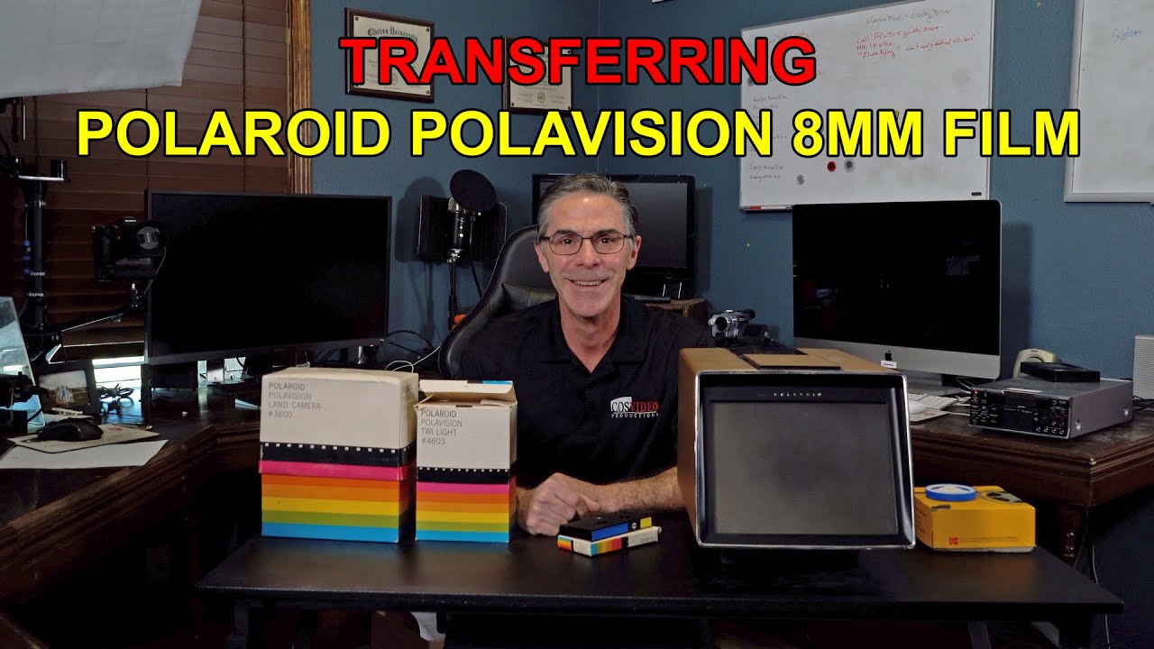 How To Transfer Polaroid Polavision Super 8mm Film to Digital