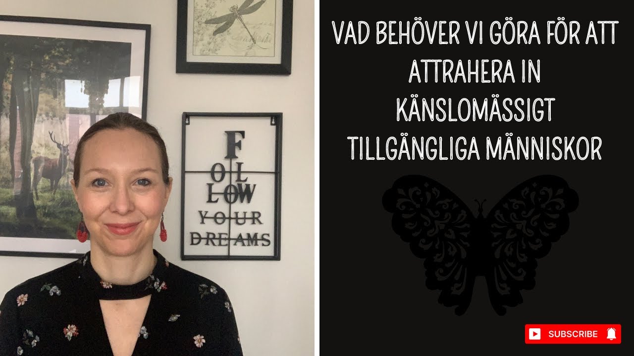 Vad behöver vi göra för att attrahera in känslomässigt tillgängliga människor i vårt liv?