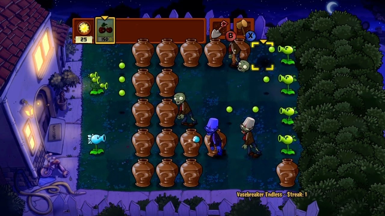 Plants vs. Zombies || Vasebreaker: Endless