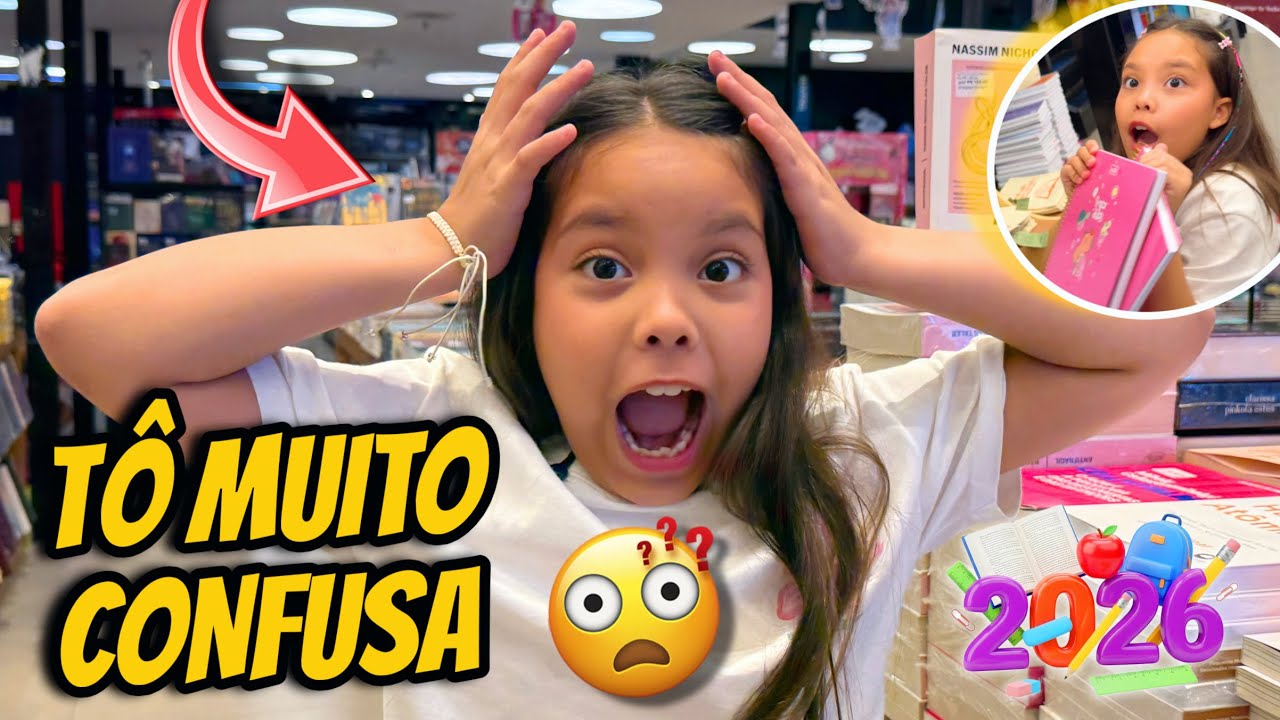 EU NÃO SEI QUAL MATERIAL ESCOLAR ESCOLHER 😱📚✏️ | volta às aulas 2026  